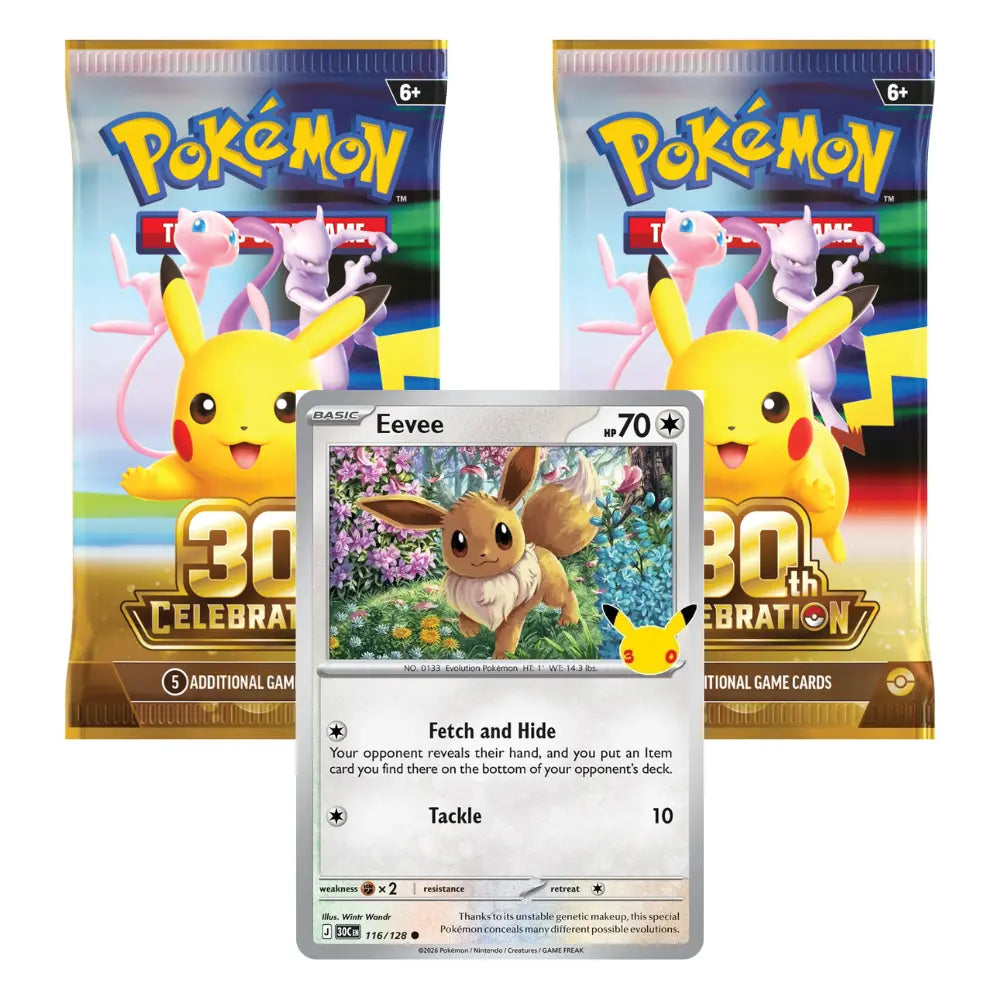 Pokémon 30th Celebration 2-Pack Blister (Eevee)